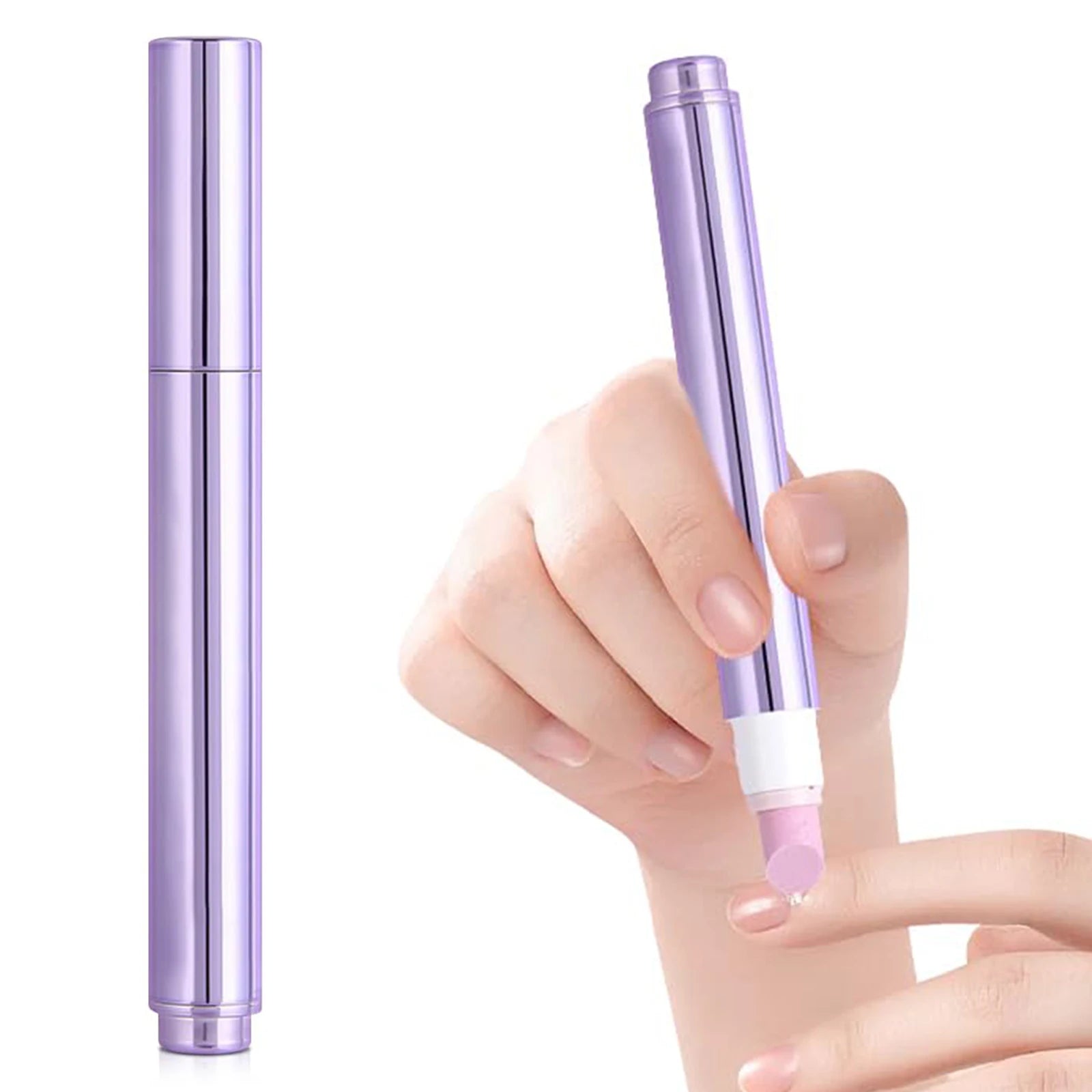 3-in-1 Cuticle Oil Pen with Ceramic Nail Buffer – Repair, Strengthen & Shine Nails Instantly